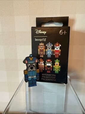 Disney Loungefly Nutcracker Dog Pin – Blue & Gold